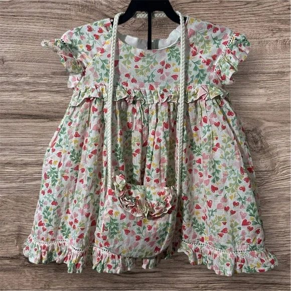 Rachel Zoe Multicolor Floral Kids Dress - Picture 4 of 5